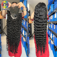 Perruque bouclée birmane 100% naturelle, cheveux humains vierges avec cuticules alignées, perruque bouclée birmane, livraison rapide, perruque frontale HD Full Lace de 40 pouces