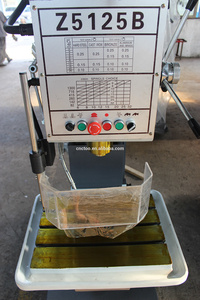 <span class=keywords><strong>Perceuse</strong></span> à <span class=keywords><strong>colonne</strong></span> industrielle Z5125, machine de forage portable sur pied, moteur à roulement à billes, haute précision, perçage maximal de 25 mm - Product Image 4