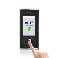 Terminal de Control de Acceso por Huella Dactilar con Luz Visible, IP65 Impermeable, Sistema Biométrico de Asistencia, TCP/IP WiFi Wiegand FacePro4