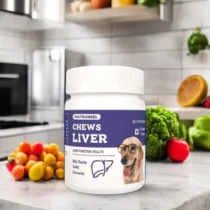 Supporto naturale per la salute degli animali domestici e integratori per la pulizia del fegato per cani