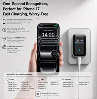 Cargador de Pared para Teléfono Móvil KYT 67W Usb c Gan Pd con Pantalla Digital