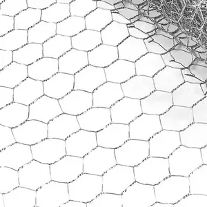 Cerca de arame galvanizado hexagonal para galinheiro, cerca de 8 pés de altura, 1/2" 3/4"' galvanizado