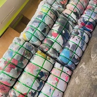 Usine prix de gros moins cher de haute qualité été femmes robe lourde t-shirt pantalon coloré mixte Ukay Bale vêtements