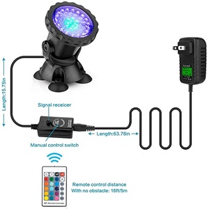 GAKO SL-3601 <span class=keywords><strong>Foco</strong></span> <span class=keywords><strong>LED</strong></span> Sumergible para <span class=keywords><strong>Acuario</strong></span>, Ecológico, para Exteriores, con Diseño Moderno y Control Remoto - Product Image 5
