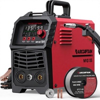 Soudeuse MIG portable ARCCAPTAIN MIG135 avec écran LED, multifonction 3 en 1, MIG TIG MMA