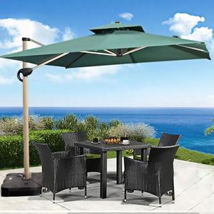 Sombrillas Impermeables para el Sol, Sombrillas de Aluminio para Playa, Exteriores, Cafetería, Estilo Romano - Product Image 5