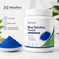 Poudre de spiruline bleue de qualité cosmétique, haute pureté, matière première pour les soins de la peau, service OEM/ODM personnalisé
