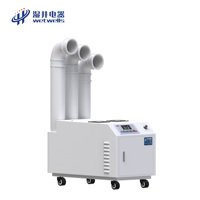 Humidificateur ultrasonique industriel électrique Wetwells MCH-25, 2500W, 3 tubes, capacité de 25kg/h, pour ligne d'assemblage en usine