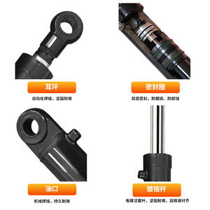 Cilindro Hidráulico de 8 Toneladas y 80 mm de Diámetro, Suministro Directo de Fábrica para Excavadoras, Producto de Primera Calidad - Product Image 1