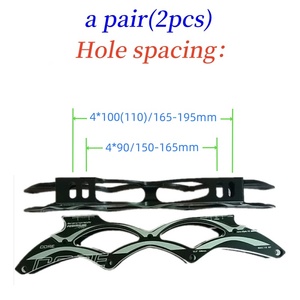 Patin en Ligne Vir Professionnel Cadre Léger Alliage d'Aluminium CNC <span class=keywords><strong>avec</strong></span> Roues en PU pour Slalom et Course de Vitesse - Product Image 4