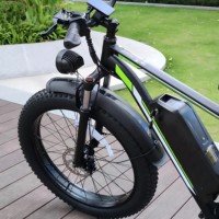 Vélo Électrique EB26 d'Entrepôt US, Moteur Double 2000W, 48V, 26 Pouces, 7 Vitesses, Vélo Électrique à Double Batterie