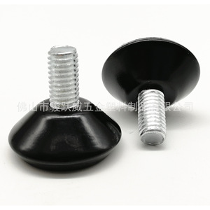 <b>Adjustable</b> Feet 25mm Diameter Plastic And Metal Furniture <b>Leg</b> For <b>Table</b> Chair Shelf Easy Installation - Product Image 3