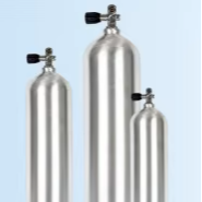 <span class=keywords><strong>Bouteille</strong></span> d'oxygène/dioxyde de carbone en aluminium de 15 L, 200 BAR, ISO7866 AA6061 TPED, avec valve CGA870 CGA320, poignée pour la plongée - Product Image 2