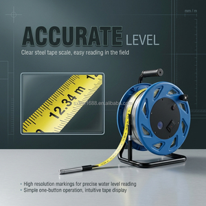 Mètre de niveau d'eau portable de 50 m, règle en plastique, jauge de niveau d'eau - Product Image 1