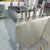 Cuiseur à nouilles électrique commercial RKMF-MK166 en acier inoxydable à six bacs