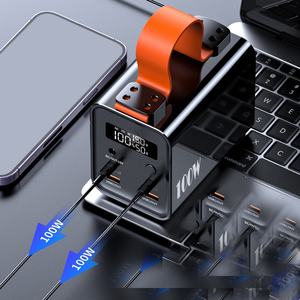 Batterie externe portable personnalisée 100W, stations d'alimentation portables pour ordinateurs portables, chargeurs PD 100W, batteries externes 60000mAh 30000mAh - Product Image 6