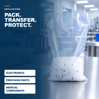Sacs en PE transparents personnalisés pour composants semi-conducteurs et emballage de transfert en usine