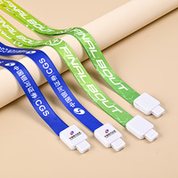 Sangle de cou à impression par sublimation personnalisée Longes de sport pour bénévoles pour badges d'identification Longes personnalisées avec logo pour événements