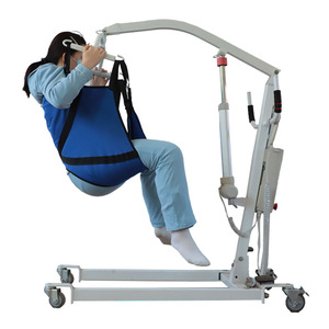 Yuqilin - Arnés de transferencia con correas de soporte para el cuidado de personas mayores y asistencia en el baño, modelo con asiento azul - Product Image 3