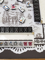 Jeu de Mahjong Acrylique Personnalisé 3 Couches 2026, 160 Tuiles à Motif Mexicain Jour des Morts, Idéal pour Cadeau de Fêtes et Jeu de Table