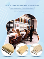 Extensions de cheveux naturels russes I-Tip, lisses et saines, nouveau design, avec conception de logo et d'emballage offerts