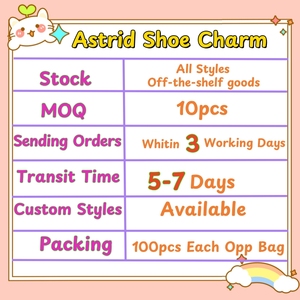 Accessori per Scarpe <span class=keywords><strong>Powerpuff</strong></span> Girls: Charm in PVC Modello FC con Personaggi Blossom, Bubbles e Buttercup, Prodotti in Cina - Product Image 6