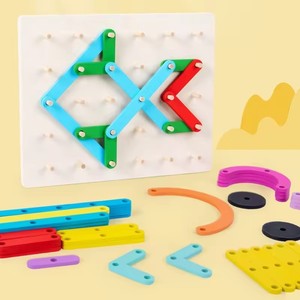 Jouets de puzzle éducatifs précoces formation pratique capacité de cordination avec pour les chiffres et les lettres et l'<span class=keywords><strong>orthographe</strong></span> de la structure des formes - Product Image 4