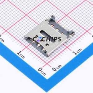 C7802-02 SIM Card Connector SMD Connector Flip Cover Type Nano SIM Card Card Holder 1.4mm - Product Image 1