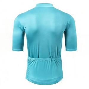 Maillot de cyclisme unisexe Zede personnalisé en spandex et nylon à manches courtes, respirant, coupe-vent, à séchage rapide et anti-transpiration - Product Image 2