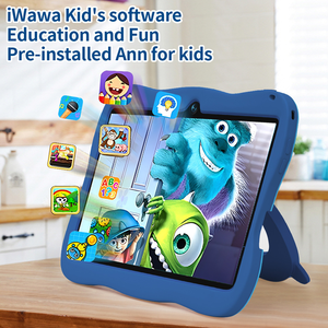 Tablet Infantil Azul de 7 Pulgadas con Android 15, Wi-Fi, Resistente a Caídas, Carcasa Rosa, con Sistema de Control Parental y Accesorios para Niños - Product Image 2