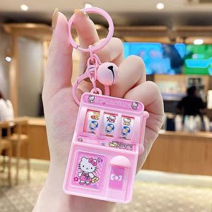 Creative Cartoon Fruit Shaped Stress Relief Keychain Pendant Game Console Key <b>Ring</b> <b>Couple</b> Car Bag Ornament Wholesale Gift - Product Image 4