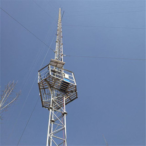Gegalvaniseerde Stalen 3-poot Roosterbuis 4G Draadloze Gsm Tv-Signaaltelecommunicatie 30M-120M Guyed Toren Iso/Ce-Certificering 30 + - Product Image 5