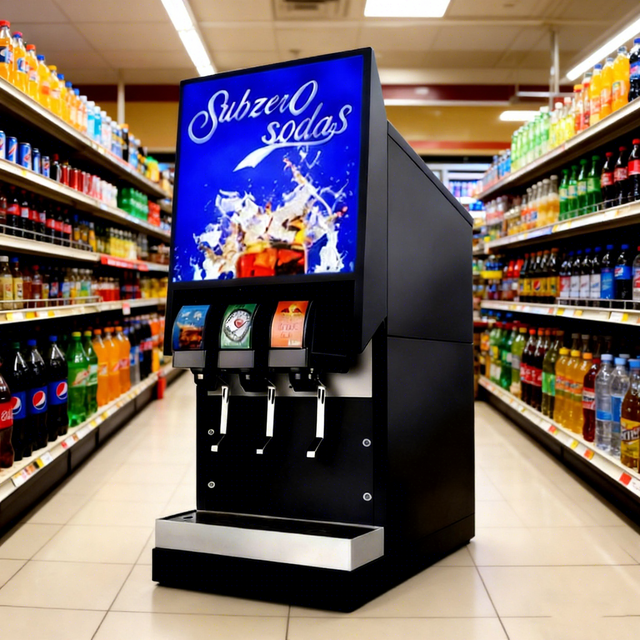 Automatic Soda Soft Fountain Drinks Vending Machine Drink Dispensers