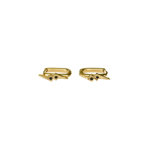 Boucles d'oreilles tendance en acier inoxydable 316L plaqué or PVD, bijoux durables et résistants pour femmes et filles - Product Image 2