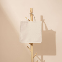 Sac fourre-tout en toile écologique en coton et lin recyclés, grand format, avec logo imprimé personnalisé