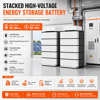 Solution de stockage de batterie solaire LiFePO4 tout-en-un avec installation d'onduleur CAN intégrée pour usage résidentiel et commercial de petite taille