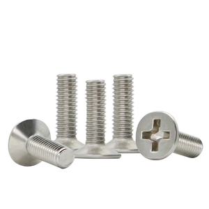 Viti a macchina M1.2 M2 in acciaio inossidabile 304 con <span class=keywords><strong>testa</strong></span> <span class=keywords><strong>svasata</strong></span> Phillips, micro elementi di fissaggio di precisione a croce SS304 - Product Image 1