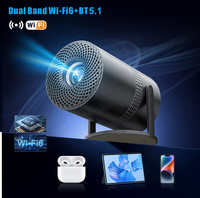 Projecteur YM300 Android TV 2.4G 5G WiFi Portable pour extérieur, maison, intelligent, Full HD 4K, sans fil, projecteur de cinéma vidéo