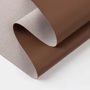 166 Guangzhou Leather Suppliers PVC leather milled leather 0.6mm french terry Use for sofa,furniture,DIY Crafts, Car Fabr