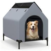 Tente surélevée pour chien en acier et polyester, respirante et résistante à l'humidité, pour le camping et toutes les saisons, vente en gros d'accessoires pour lits surélevés pour chiens
