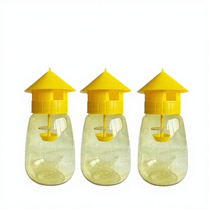 Piège à mouches des fruits en gros, piège collant jaune pour insectes, pour la lutte antiparasitaire des vergers, jardins et exploitations agricoles - Product Image 1