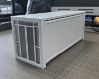 Casa Plegable de Doble Ala Prefabricada de Buena Calidad, Expandible, con Panel Sándwich de Acero, Tamaño Personalizable de 20 pies