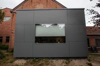 Panneau composite en aluminium Alucobond de 4 mm, couleur jaune, feuilles ACM RAL7016, panneaux ACM 4*8 pieds