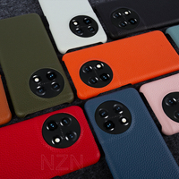 Etui de téléphone en cuir véritable pour One Plus 11 Etui de téléphone pour 1 + 10 Design de luxe Etui de téléphone en cuir résistant aux rayures