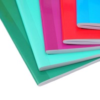 Cuaderno Escolar con Margen Rojo, Cuadrícula Matemática, Líneas Rayadas, Personalizable en Varios Colores, Tamaños A4, A5 y B5, para Suministros Escolares y de Oficina