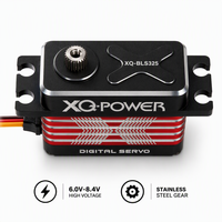 Boîtier en aluminium à profil bas de 27 mm, étanche, servo sans balais 25KG XQ-BLS325 1/10 pour voiture RC programmable XQ-POWER 8.4V