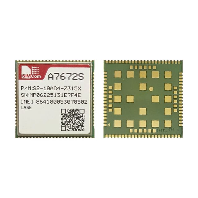SIMCOM A7672S /A7670S LTE Cat 1 module that supports wireless communication modes of LTE-FDD/GSM/GPRS/EDGEA7682E