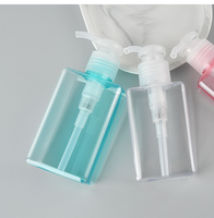 Pompe à Lotion verte de 450ml, bouteilles de shampoing carrées biodégradables, distributeur, emballage de savon liquide, bouteille de shampoing en plastique