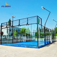 Nouveau design Fournisseur professionnel Terrain de sport Paddle Tennis Panoramique Padel Court