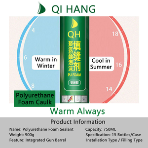 Thân thiện với môi trường Polyurethane <span class=keywords><strong>PU</strong></span> bọt phun nhiệt cách âm độ bám dính mạnh mẽ mở rộng cao cho cửa ra vào/cửa sổ - Product Image 3